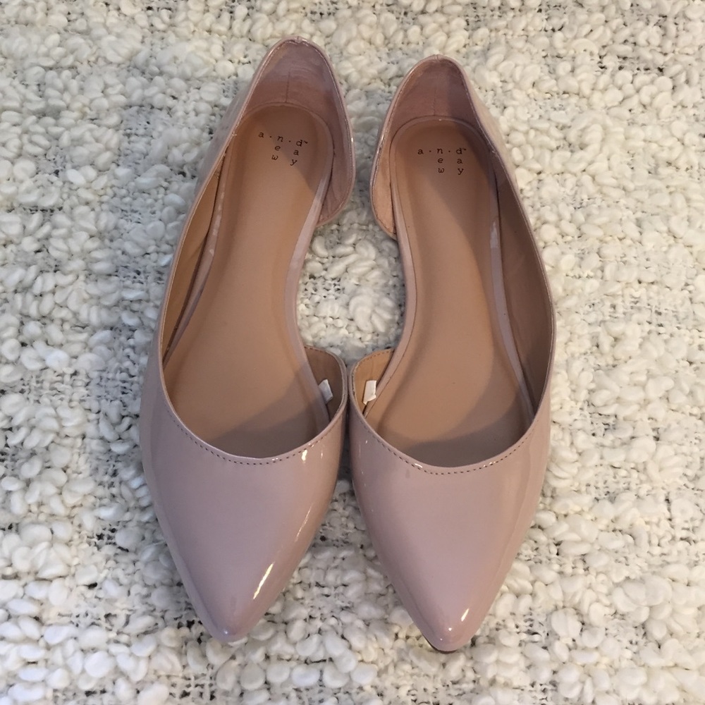✨ A New Day blush, pointed toe, flat